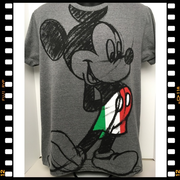T-Shirt~Disney~Mickey~Mouse~Rome~Italy~ - Picture 2 of 8